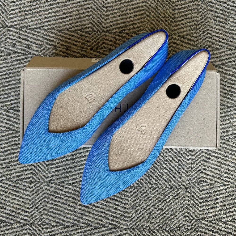Rothy's The Point II Flats - Oasis Blue